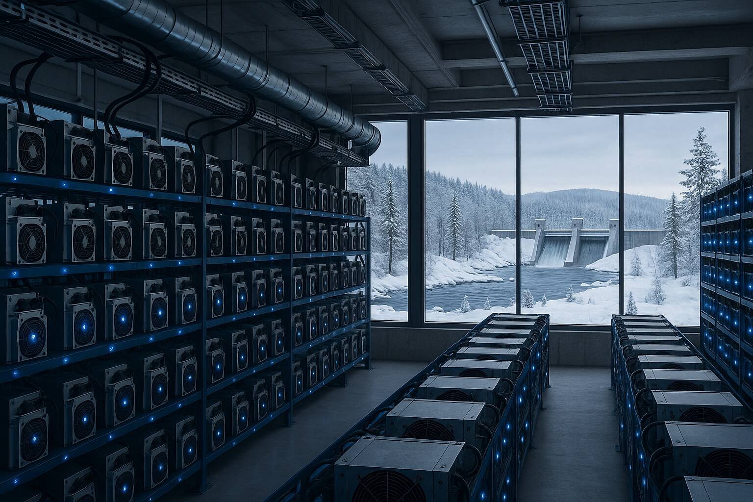 Utforska Sveriges unika position inom Bitcoin mining med förnybar energi, kallt klimat och regulatoriska utmaningar för en hållbar framtid i kryptoindustrin.
