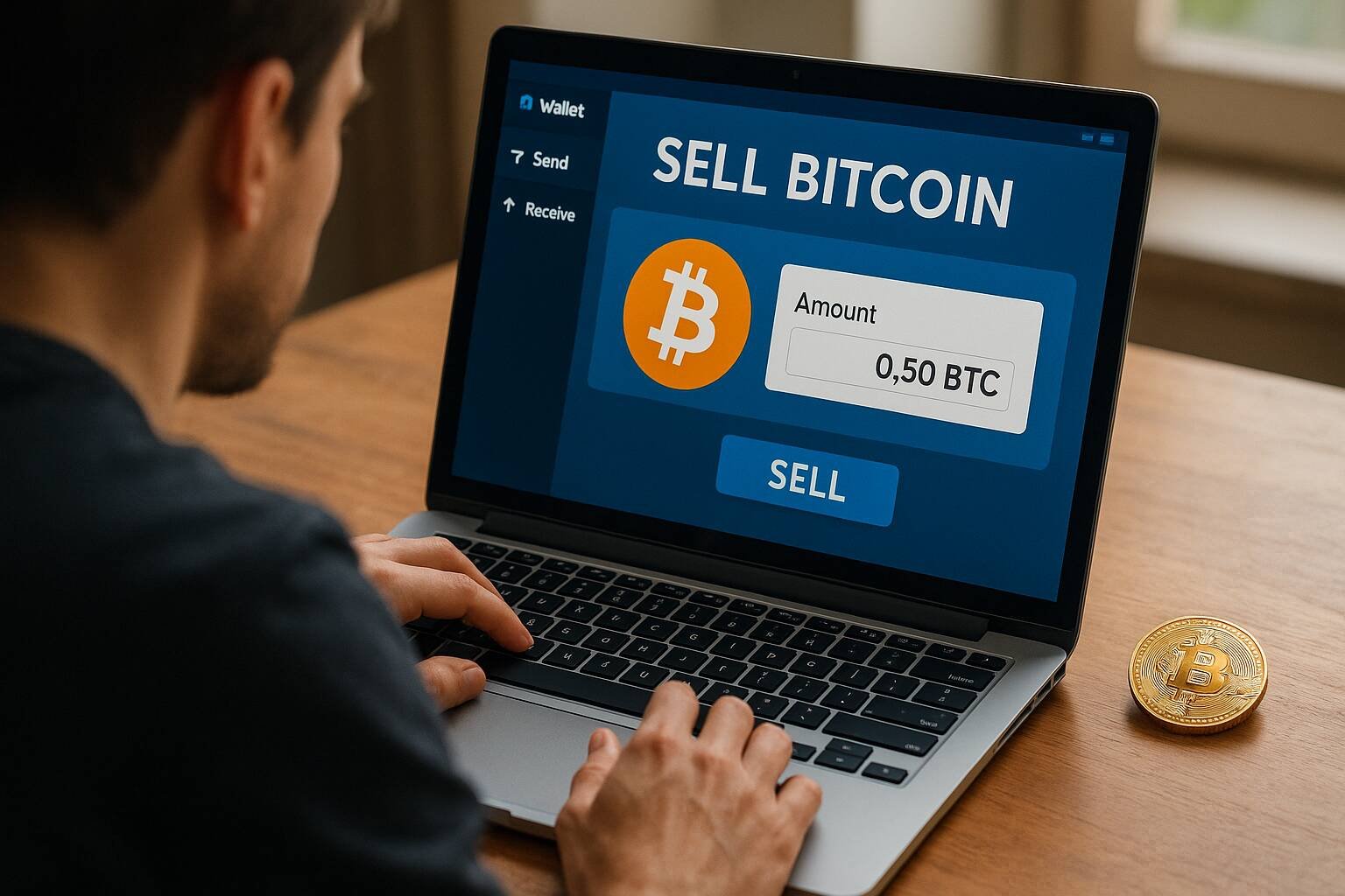 Lär dig att sälja bitcoin säkert och effektivt. Från plattformsval och steg-för-steg-instruktioner till säkerhet, skatt och timing.
